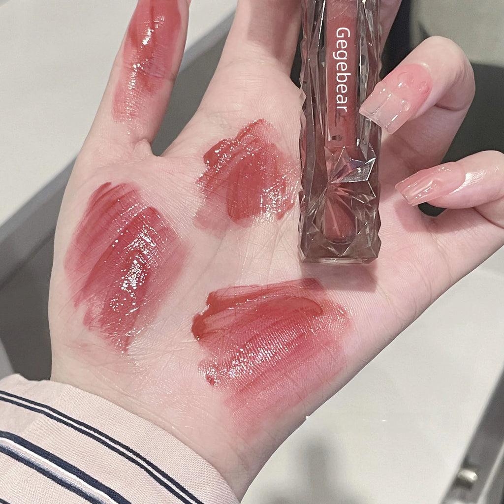 Gege Bear Diamond Mirror Lip Gloss for Moisture & Shine