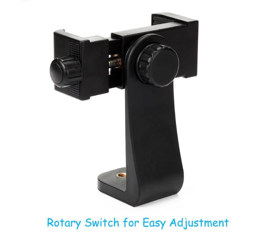 360-Degree Rotating Phone Stand with Adjustable Clamp