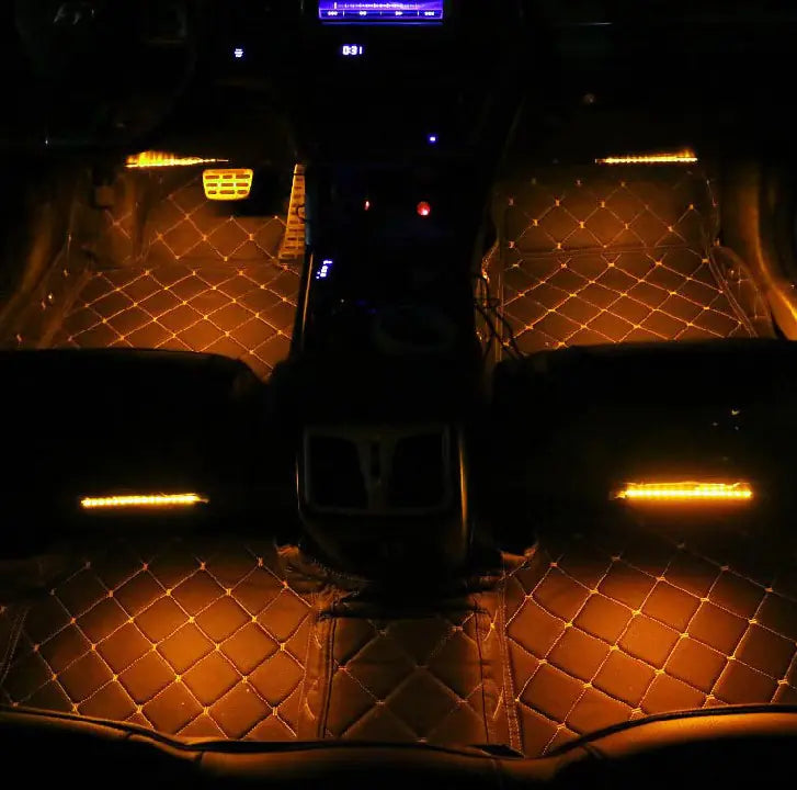 Remote RGB Colorful Indoor Foot Lamp & LED Car Atmosphere Light