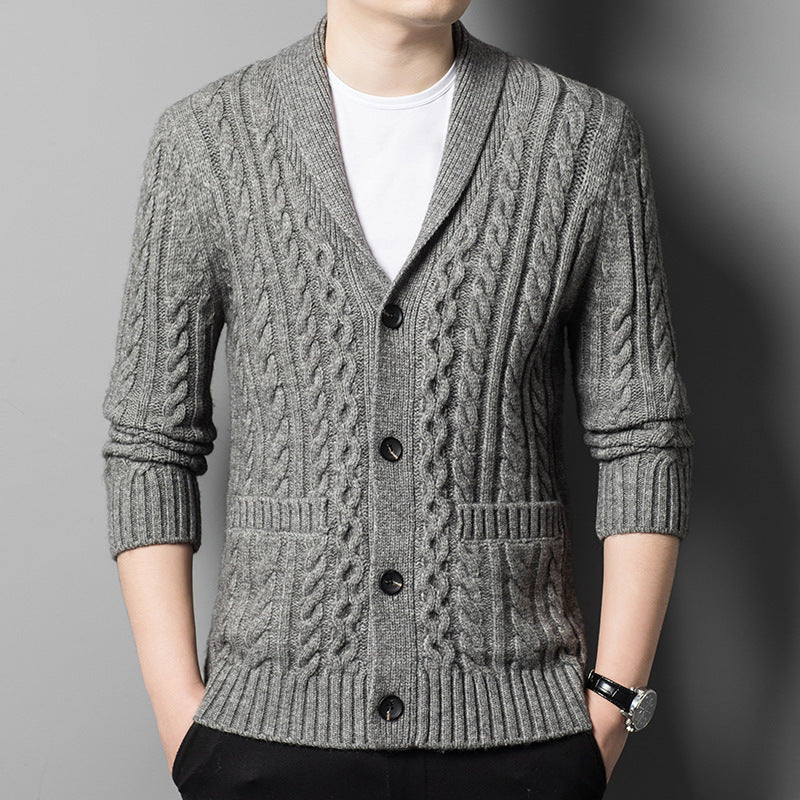 "2023 Autumn Casual Knit Cardigan for Men"