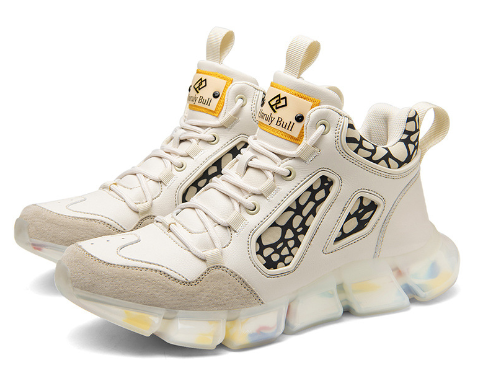 Fashionable High-Top Glow-in-the-Dark Sneakers for Couples
