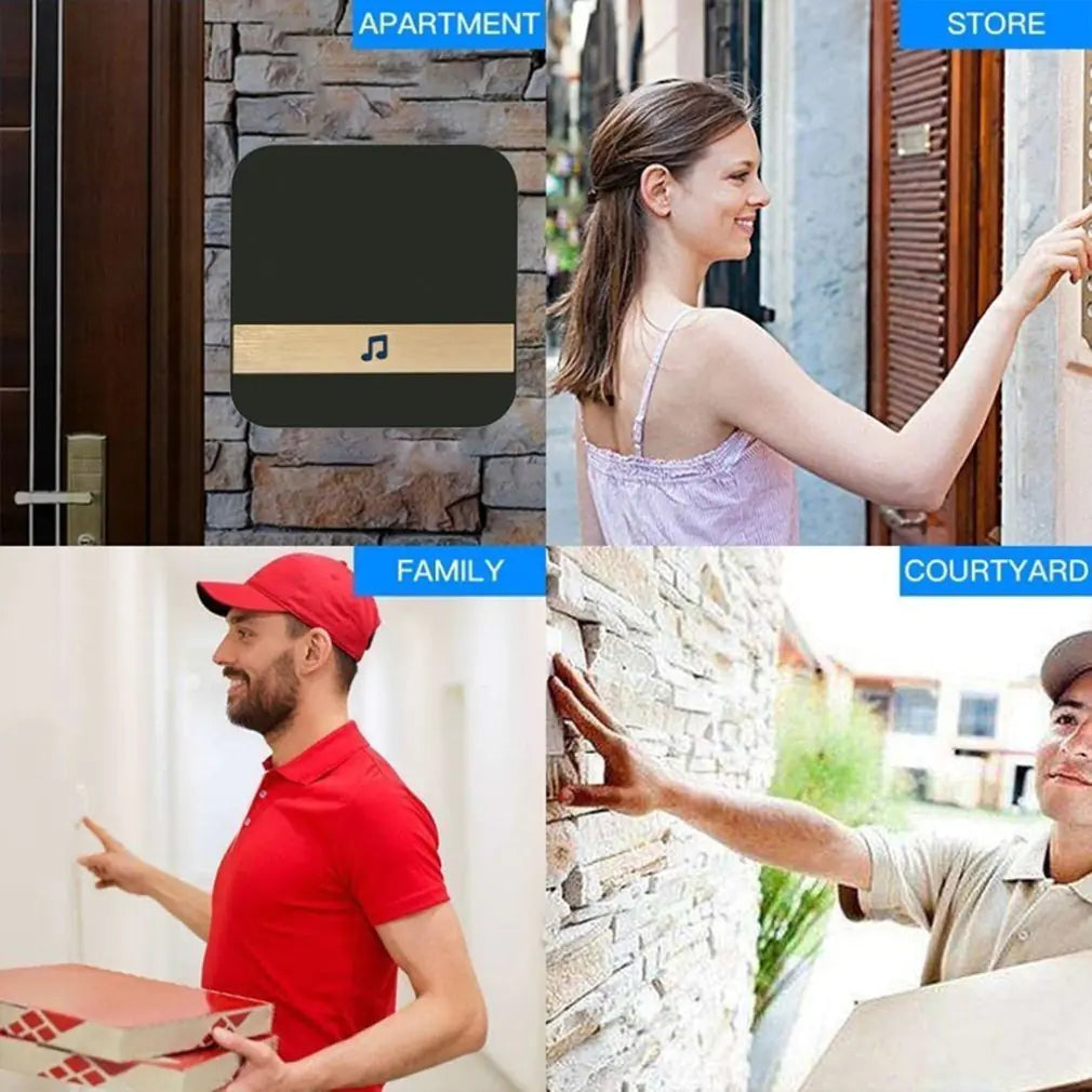 Wireless Smart Doorbell with Remote Chime System
