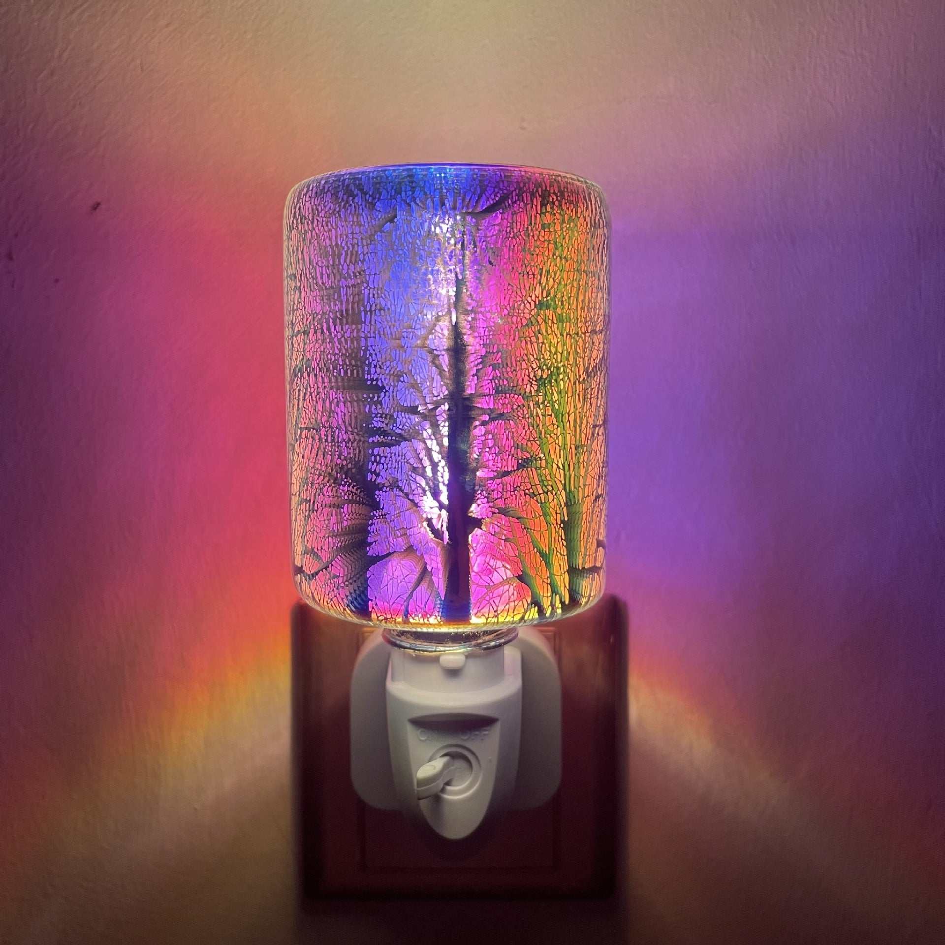 New 3D Glass Starry Sky Aromatherapy Lamp
