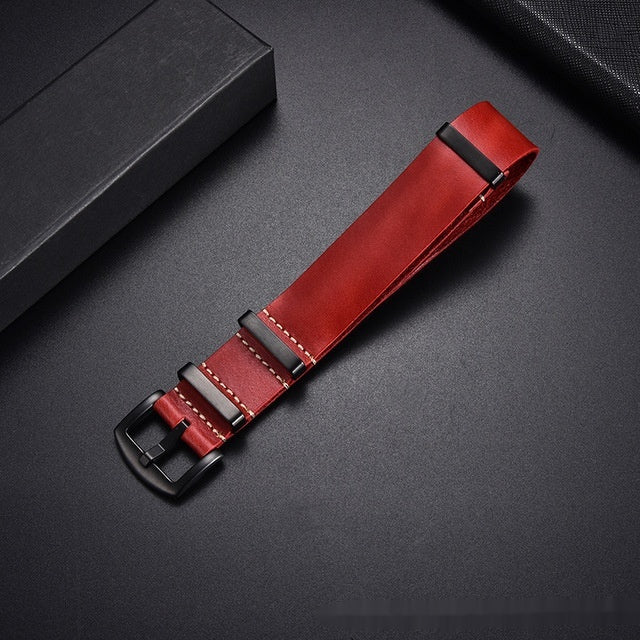 Retro Top Layer Cowhide Leather Watch Strap