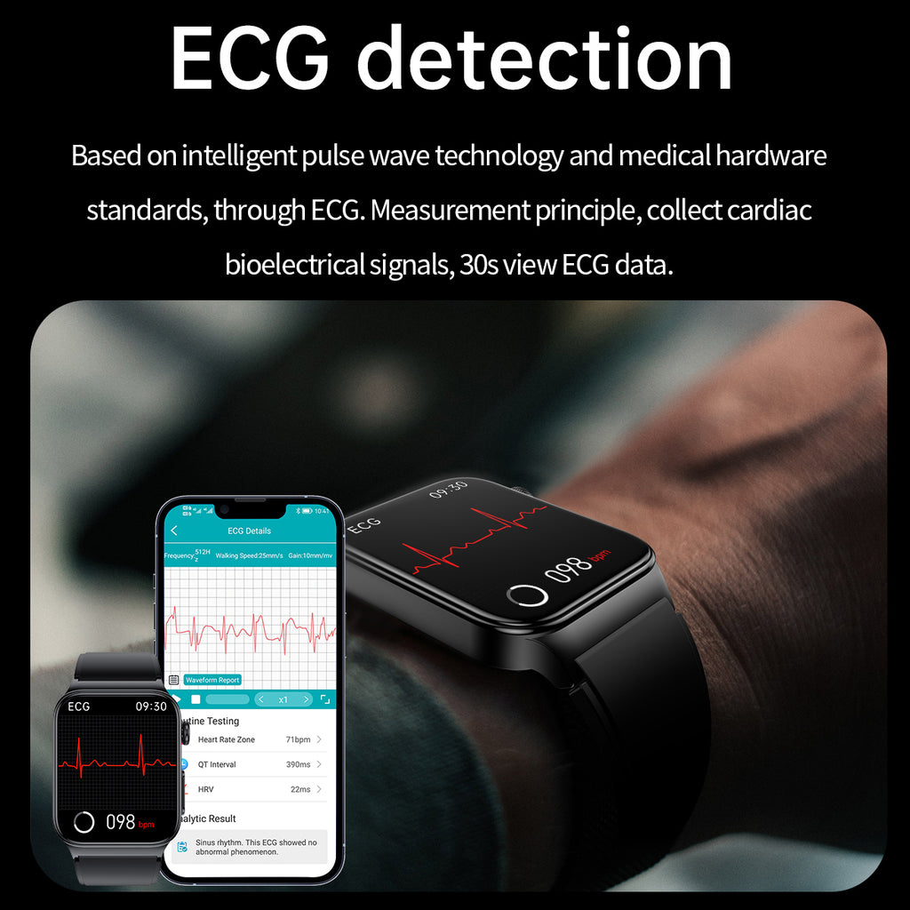 Smart Watch for Non-Invasive Glucose and ECG Monitoring
