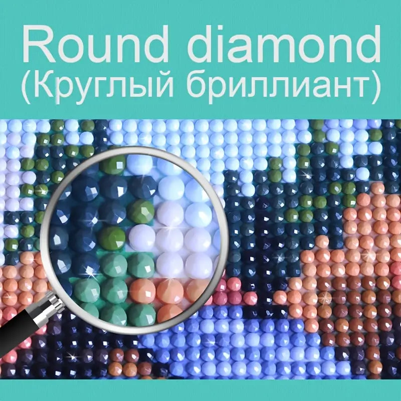 DIY 5D Diamond Painting Scenic Wall Art (No Frame)