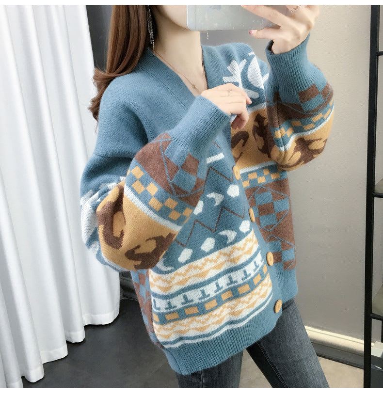 Women's Knitted Cardigan - Trendy Fall Fashion 2020
