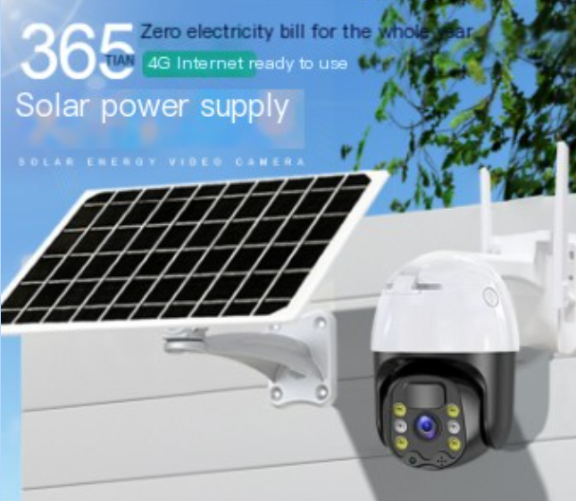 Smart Wireless Solar Surveillance Camera (One Set)
