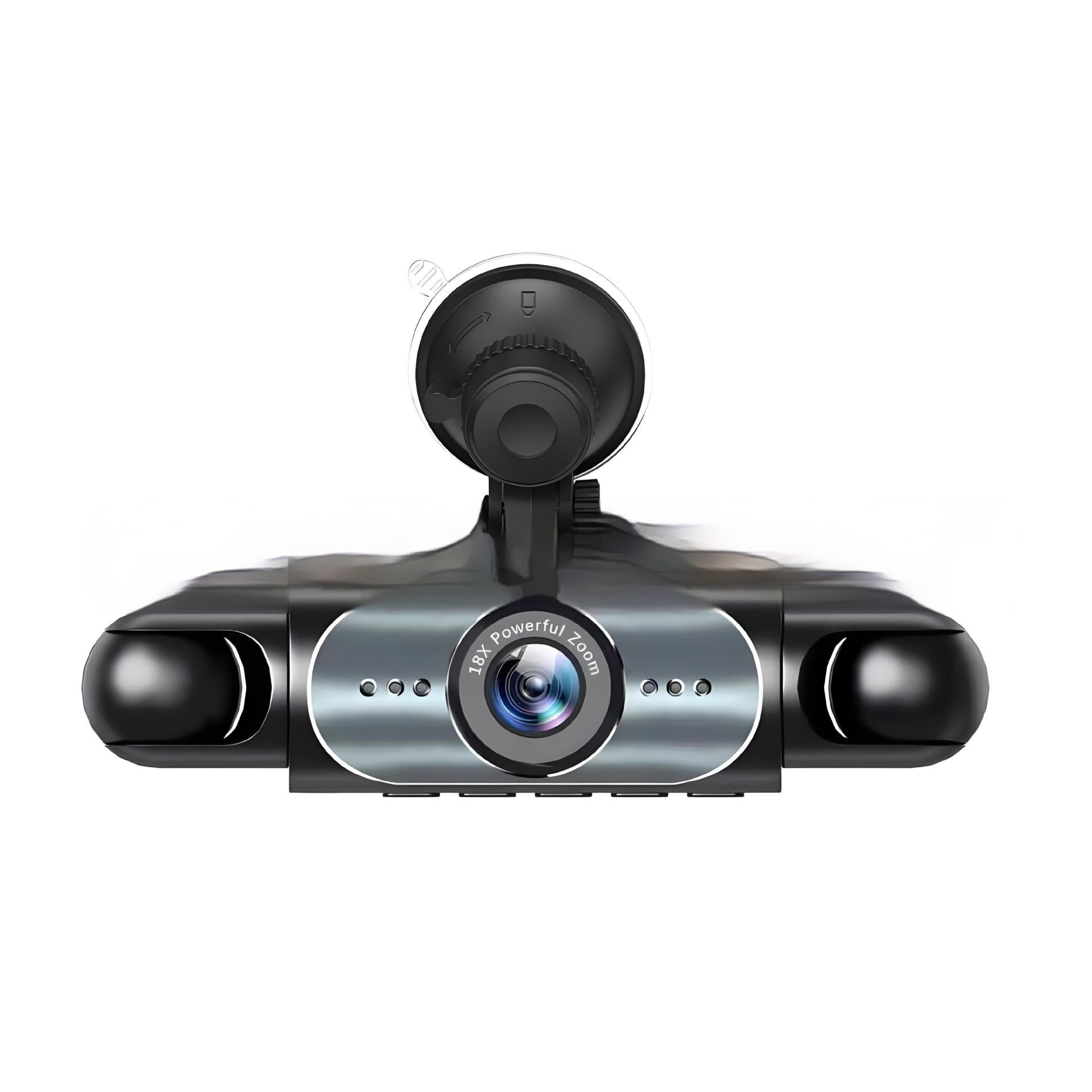 Four-lens HD Surveillance Dash Cam with Rearview