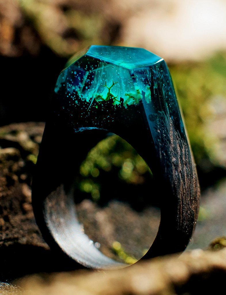 Time Ring Resin Wood Ring