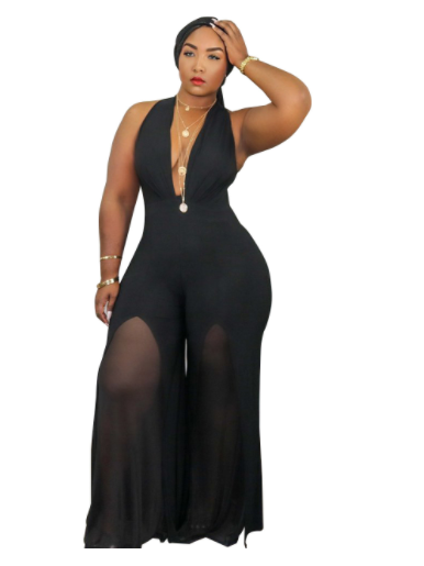 Topless Solid Color Chiffon Women's Apparel