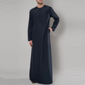 Men's Islamic Long Sleeve Kurta Robe