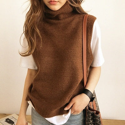 Super Large Harajuku Anime Knit Vest Fashion