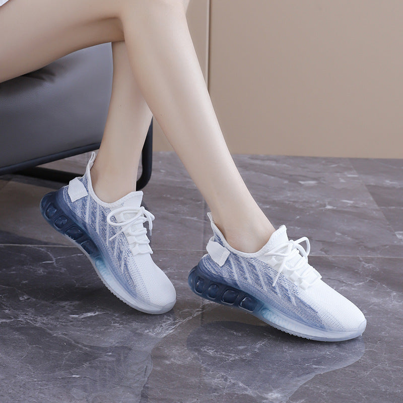 Stylish Women's Breathable Mesh Sneakers with Soft Sole