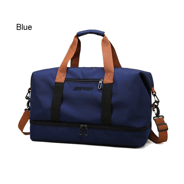 Large Capacity Waterproof Men's Travel Gym Bag