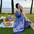 Chic Niche Dress with French Embroidery Details