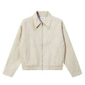 Women's Vintage Loose Zipper Jacket