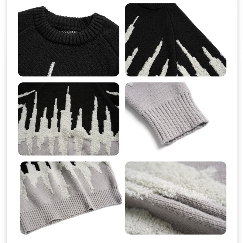 Hip Hop Knitted Sweaters for Men and Women 2023