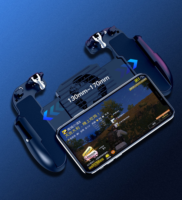 Gaming Controller with Cooling for Mobile Devices