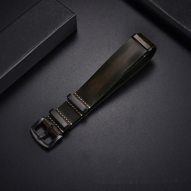 Retro Top Layer Cowhide Leather Watch Strap