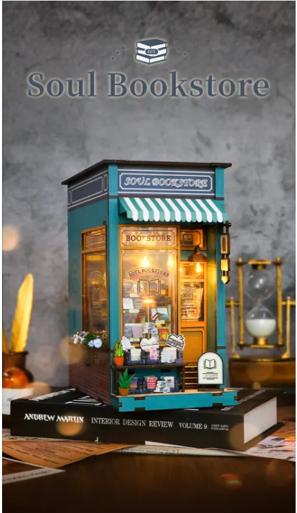 Handcrafted DIY Miniature Shop Theater Model