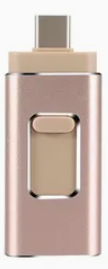 4 in 1 USB 3.0 Flash Drive for iPhone/Android (256GB)