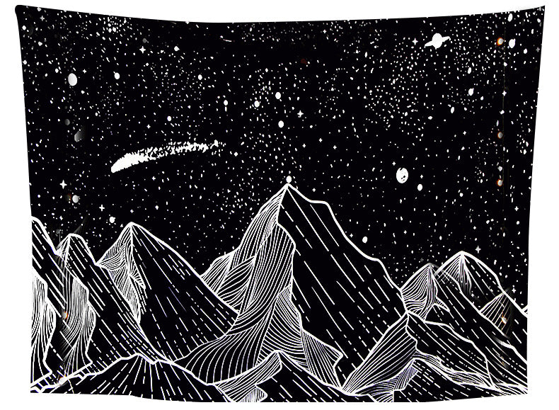 DIY Bohemian Mandala Skull Tapestry Home Decor