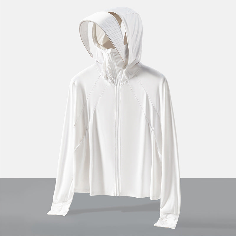 Women’s UV Protection Ice Silk Cape Cardigan Jacket