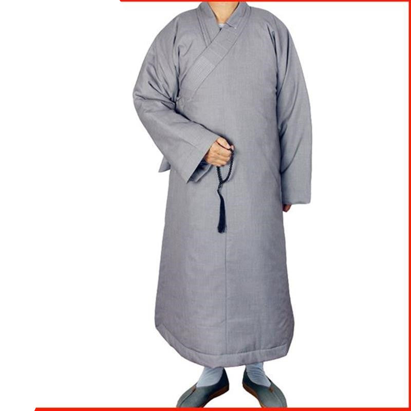 Winter Thickened Monk Robe with Cotton Padding