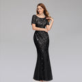 Evening Dress, Women's Fitted Mermaid Gown