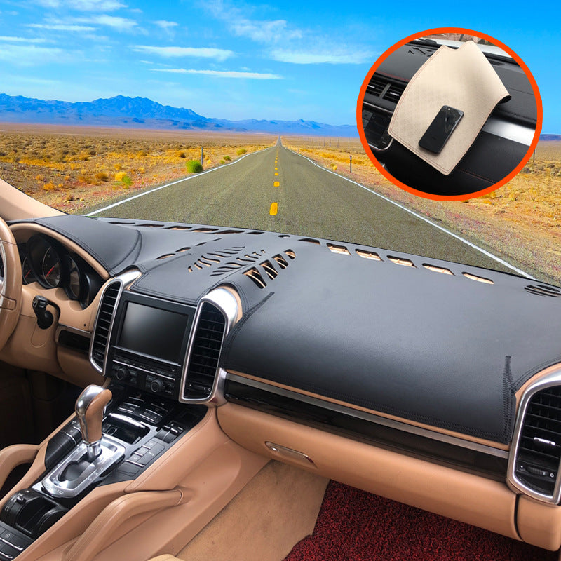 Leather Sunshade Mat for Hanteng Dashboard (One Set)