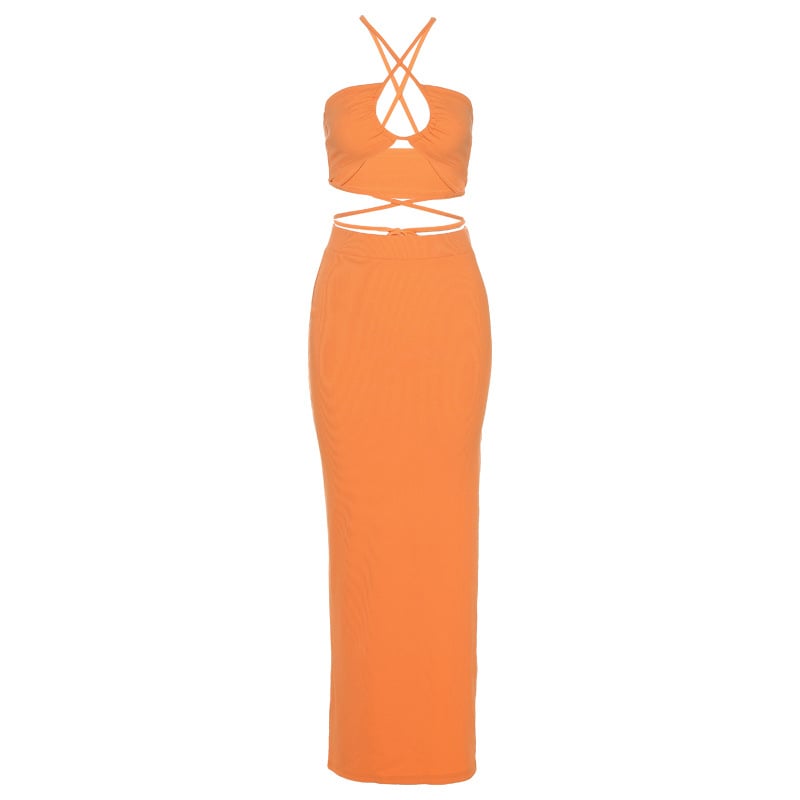 Slim-fit Split Skirt Suit for Women