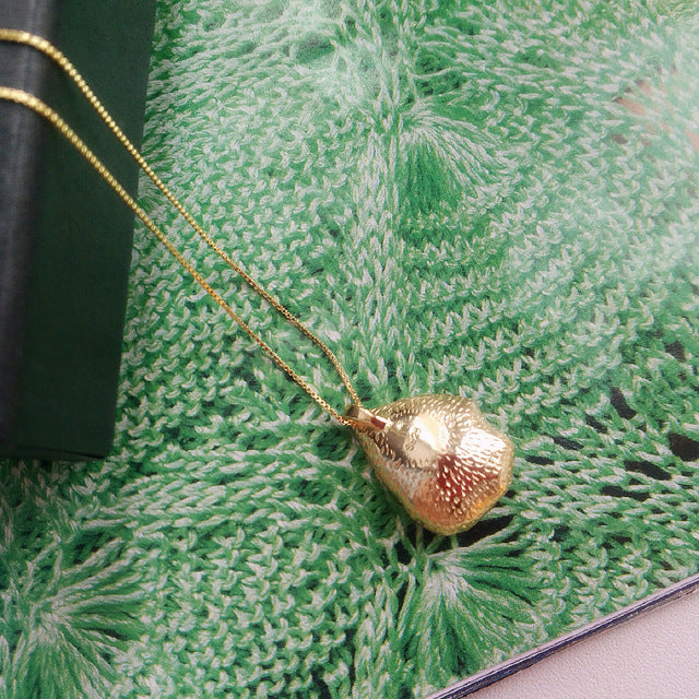 PAG&MAG S925 Silver Necklace with Shell Design & Pearl