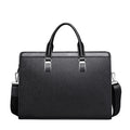 Genuine Leather Men's Briefcase for 14-inch Laptop