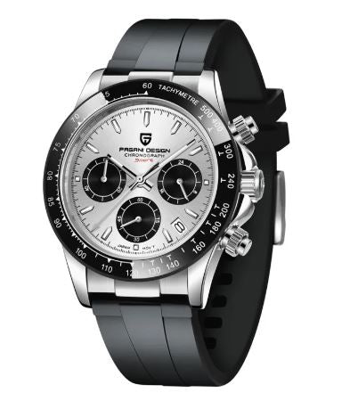 Pagani Design Sapphire Glass & Rubber Strap