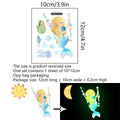 Glow-in-the-Dark Fairy Mermaid Butterfly Wall Stickers