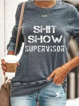 2023 Women's Korean Style Loose Fashion Sweatshirt