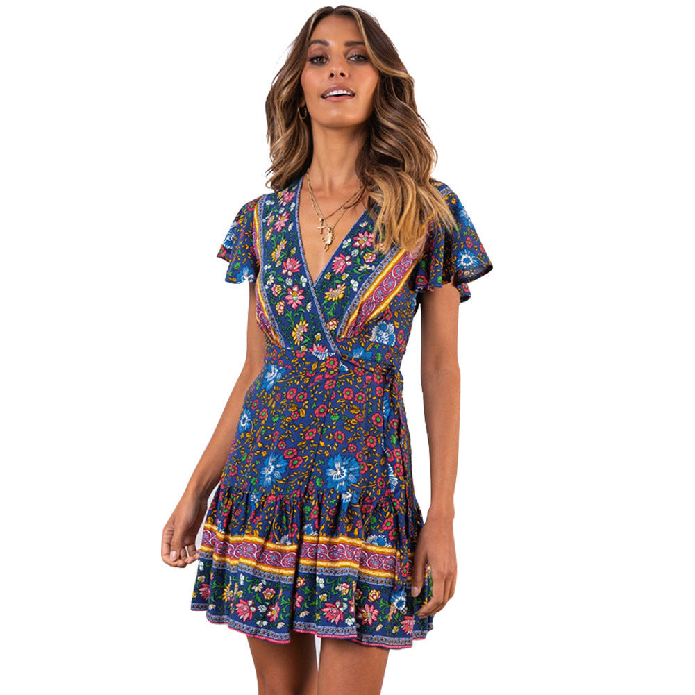 Bohemian Printed Dress Skirt