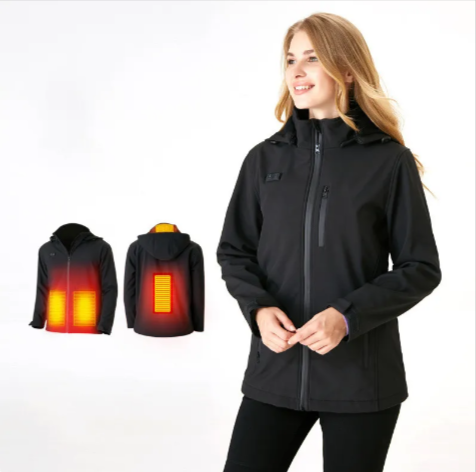 Unisex Heated Hooded Cardigan