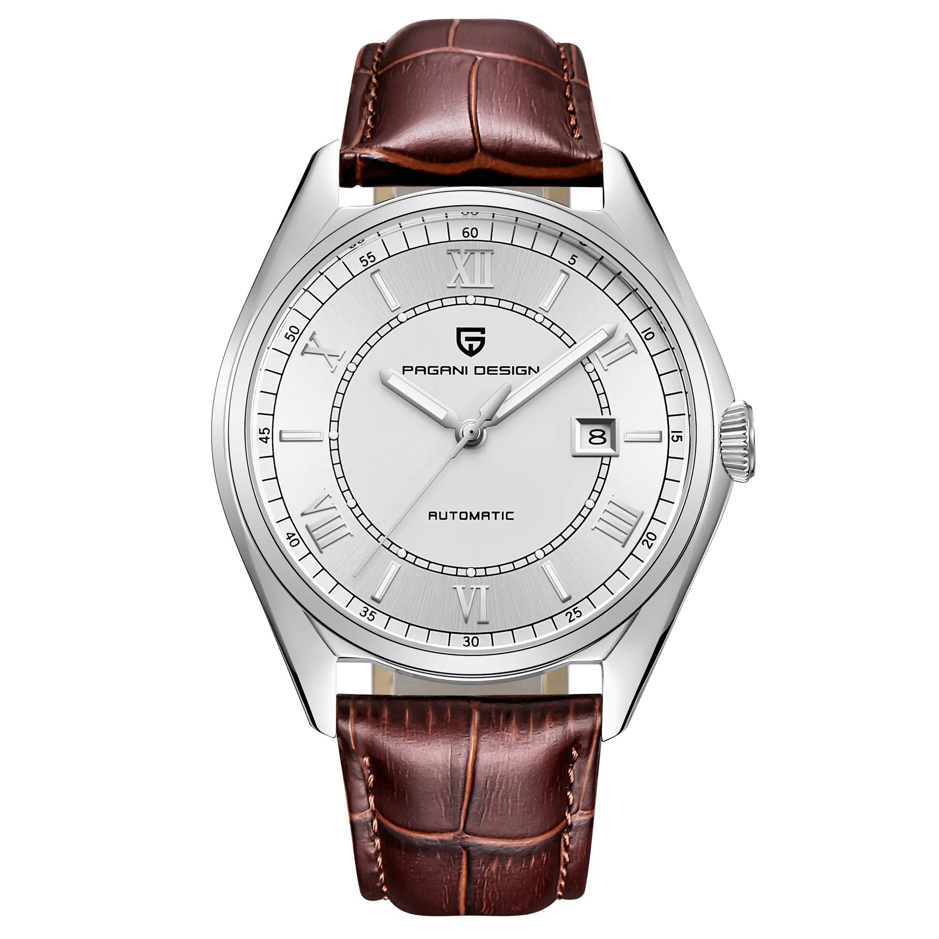 PAGANI DESIGN Men's Automatic Mechanical Watch (Leather)