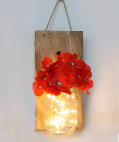 Solar Mason Jar Hanging Light for Garden and Balcony Decor