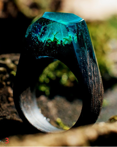 Time Ring Resin Wood Ring