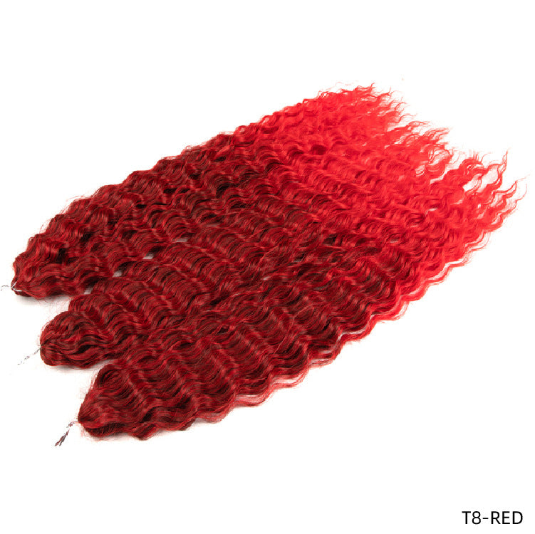 Chemical Fiber Water Ripple Crochet Curls Extensions