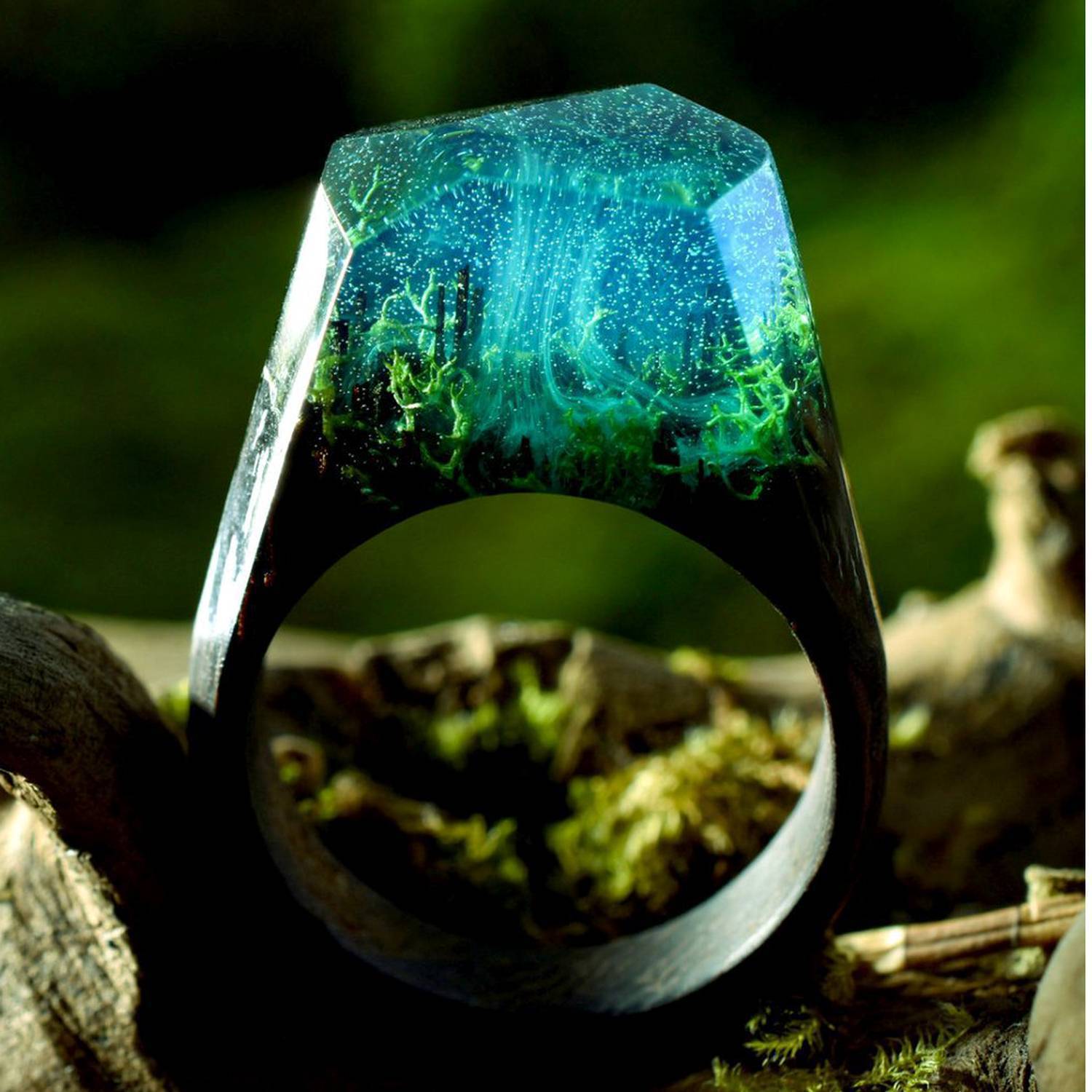 Time Ring Resin Wood Ring