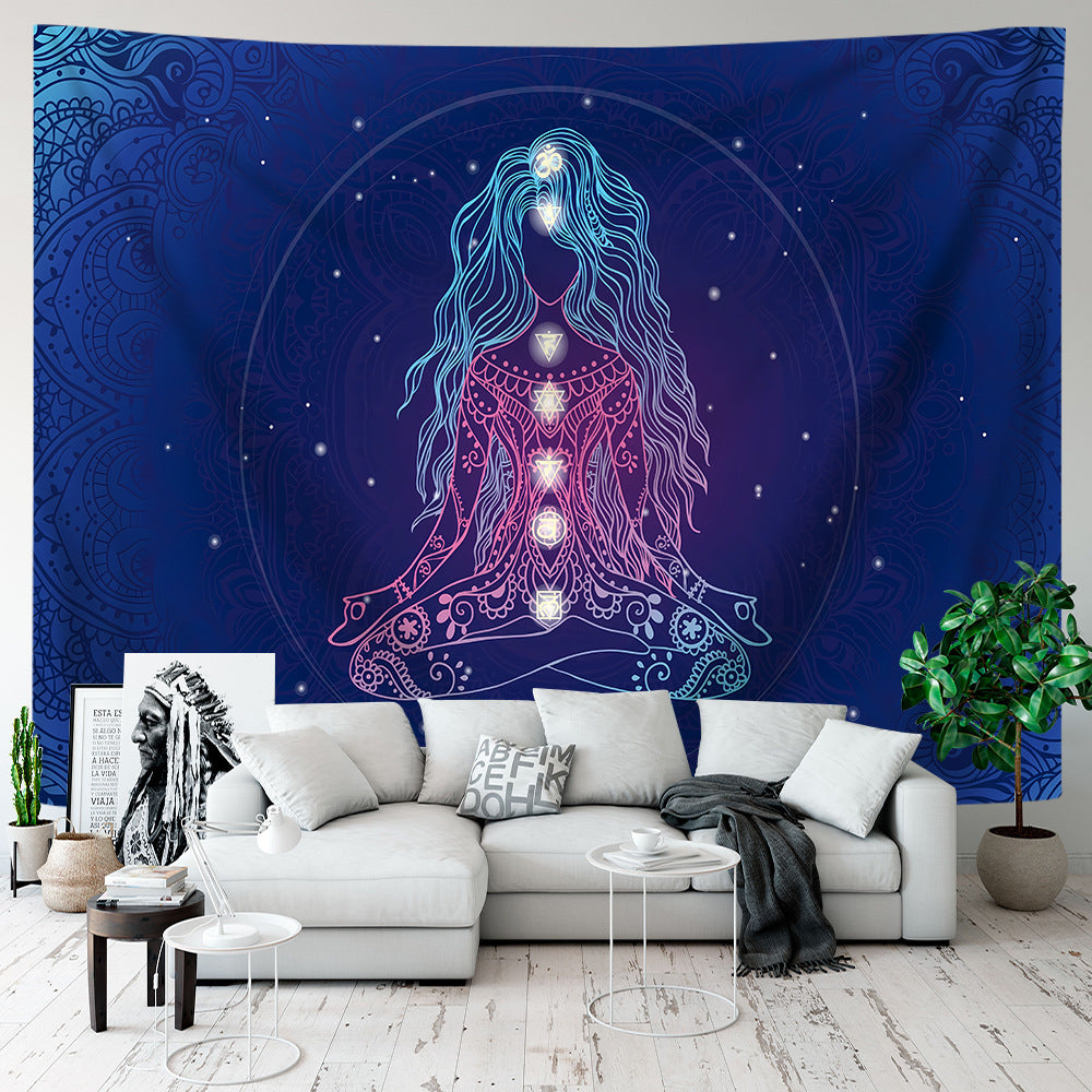 New Yoga Meditation Tapestry for Sofa or Wall Decor