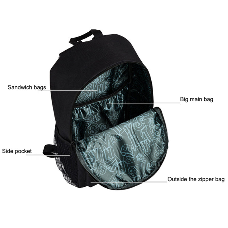 Glow-in-the-Dark Computer Backpack - Music Kid Style
