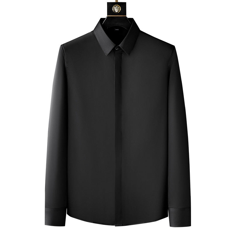 Men's Long Sleeve Business Dress Shirt - Wrinkle Free