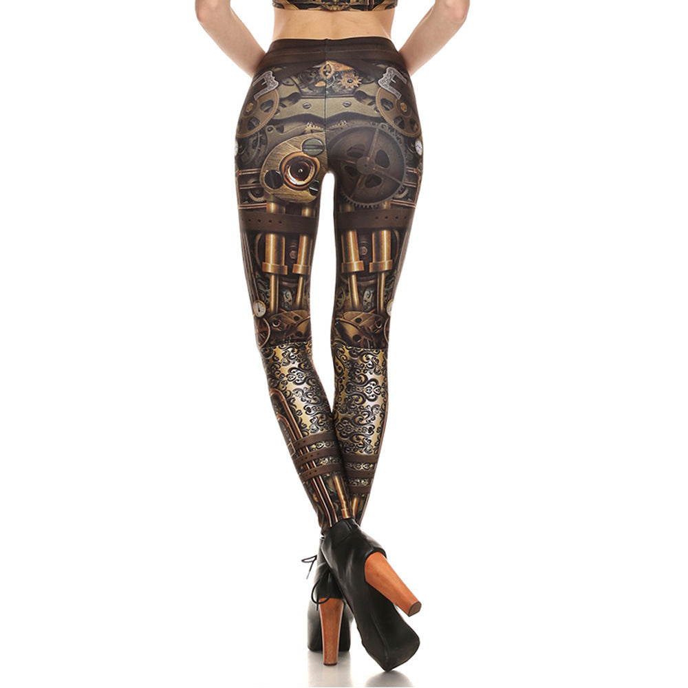 Stylish Printed Stretch Leggings for Daily Wear