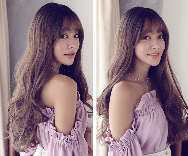 Long Curly Big Wave Fluffy Wig for Women