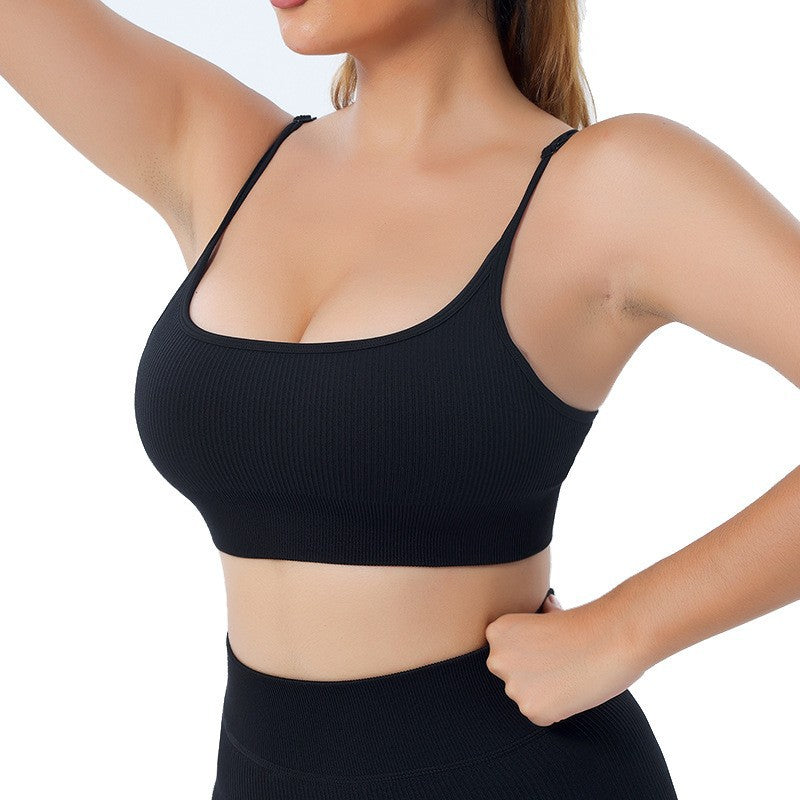 Seamless Yoga Set with Long Sleeve Top and Pants